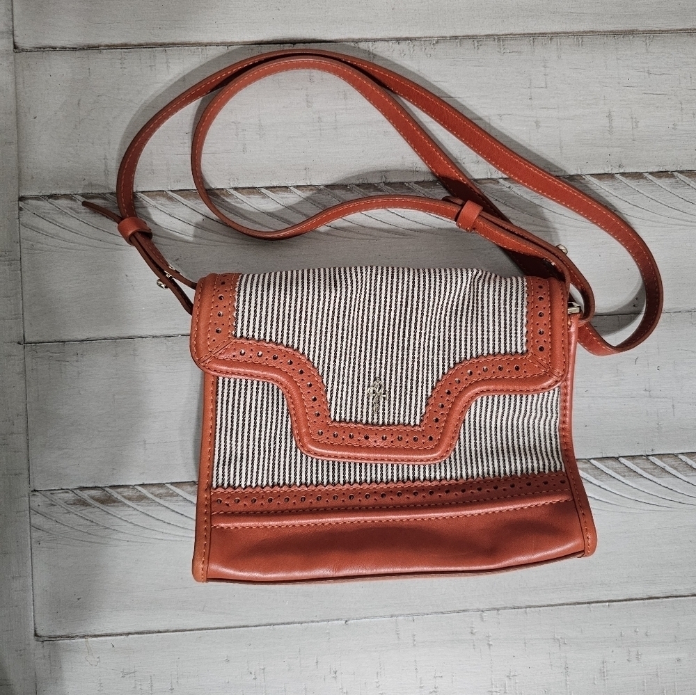 Cole Haan Pin Striped Crossbody Bag